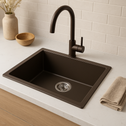 GraniteMy Universal granitkafé diskho 50x40 cm ovanpåliggande, underlimmad och planmonterad med rostfri plugg 1208967227